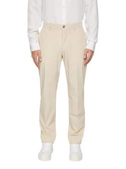 J.Lindeberg Lois Water-Repellent Straight Cut Trousers, Moonbeam, Moonbeam