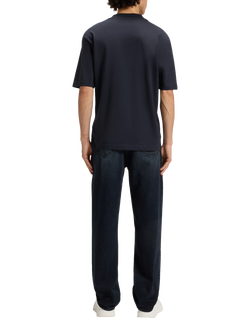 HUGO BOSS HUGO Logo Cotton T-Shirt - view 2, Navy