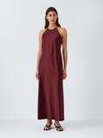 Marella Lillo Halterneck Maxi Dress, Bordeaux