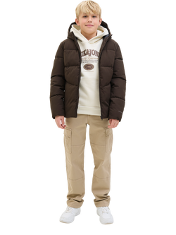 Jack & Jones Kids' Global Hooded Puffer Jacket - view 2, Delicioso