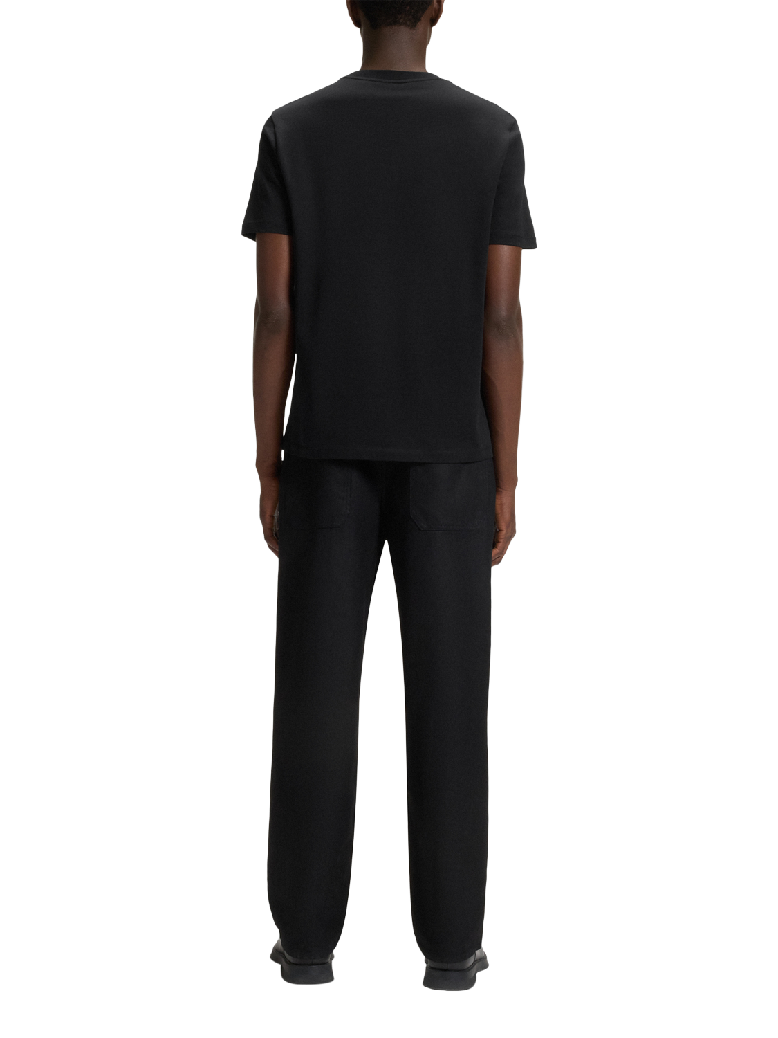 Product image 2 of 4, which shows HUGO Cotton Regular Fit Short Sleeve Doberman Graphic T-Shirt, Black/Multi, L