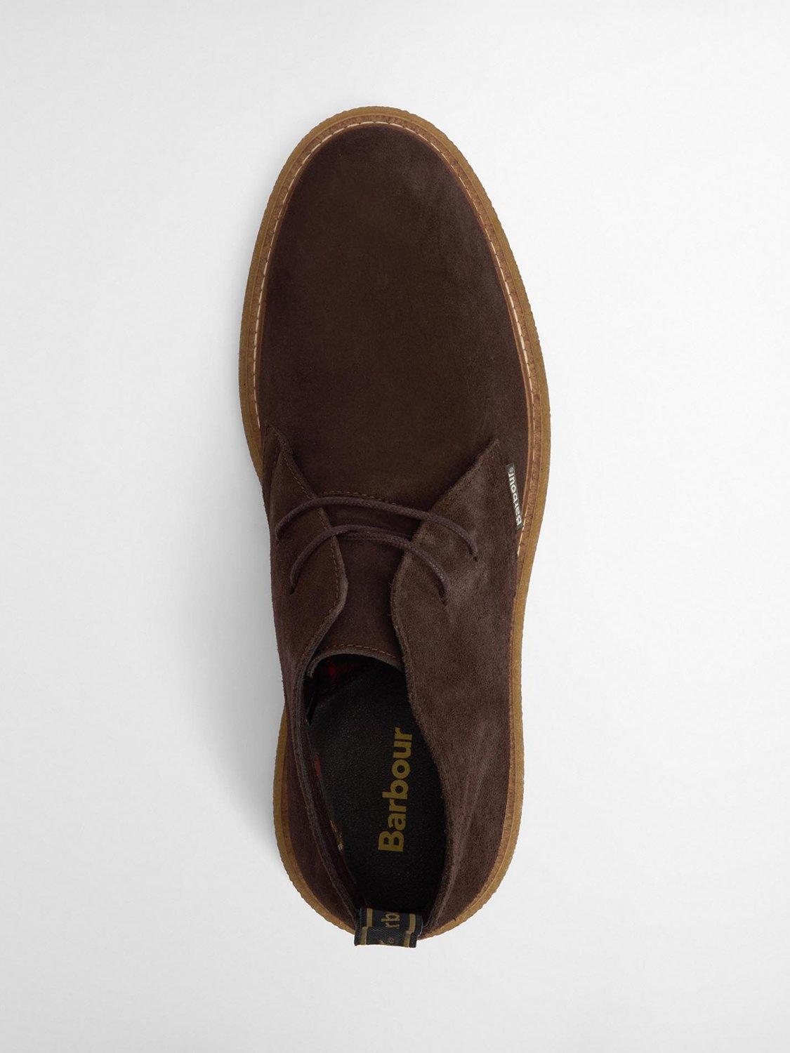 Product image 6 of 7, which shows Barbour Blaine Suede Chukka Boots, Choc Suede, 7