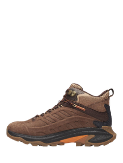 Merrell Moab Speed 2 Leather Waterproof Leather Hiking Boots, Mole - view 2, Mole