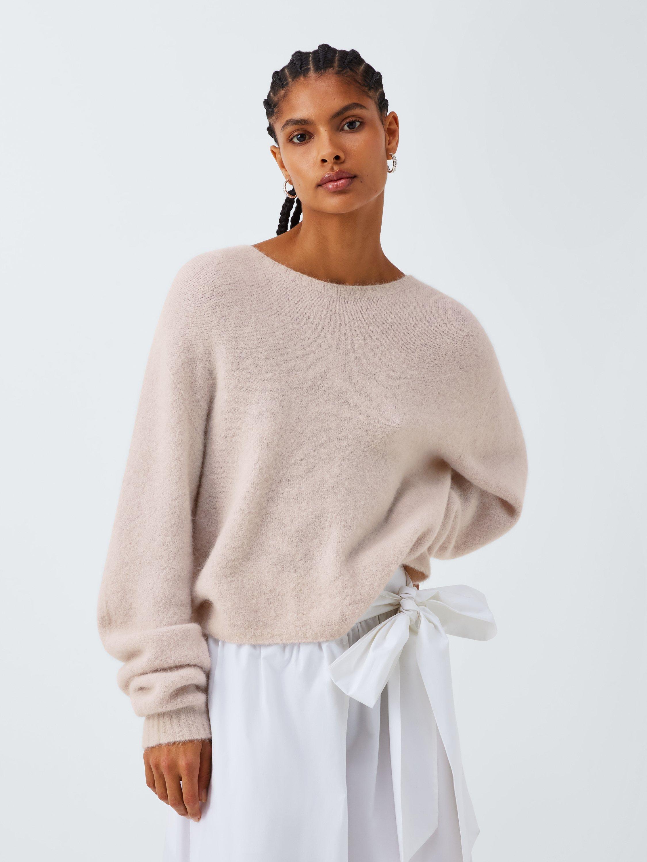 Marella Tania Boat Neck Jumper, Natural
