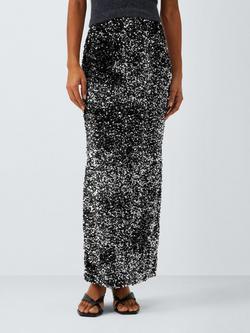 Marella Jancy 2 Embellished Maxi Skirt, Grey, Grey