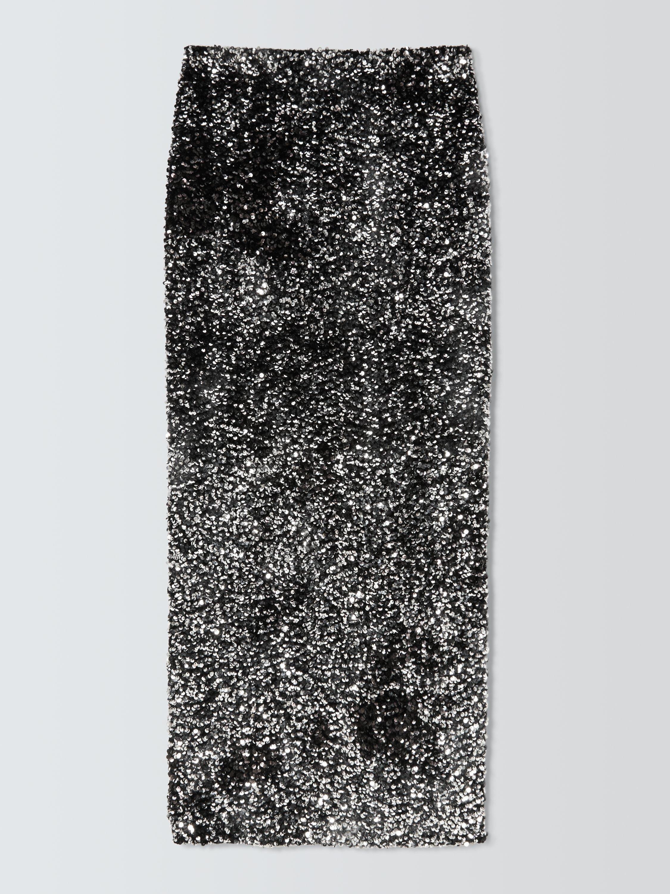 Product image 4 of 6, which shows Marella Jancy 2 Embellished Maxi Skirt, Grey, M