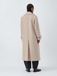 Marella Balcone Double Breasted Wool Blend Coat, Ivory