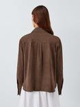 Marella Gioco Suede Shacket, Brown