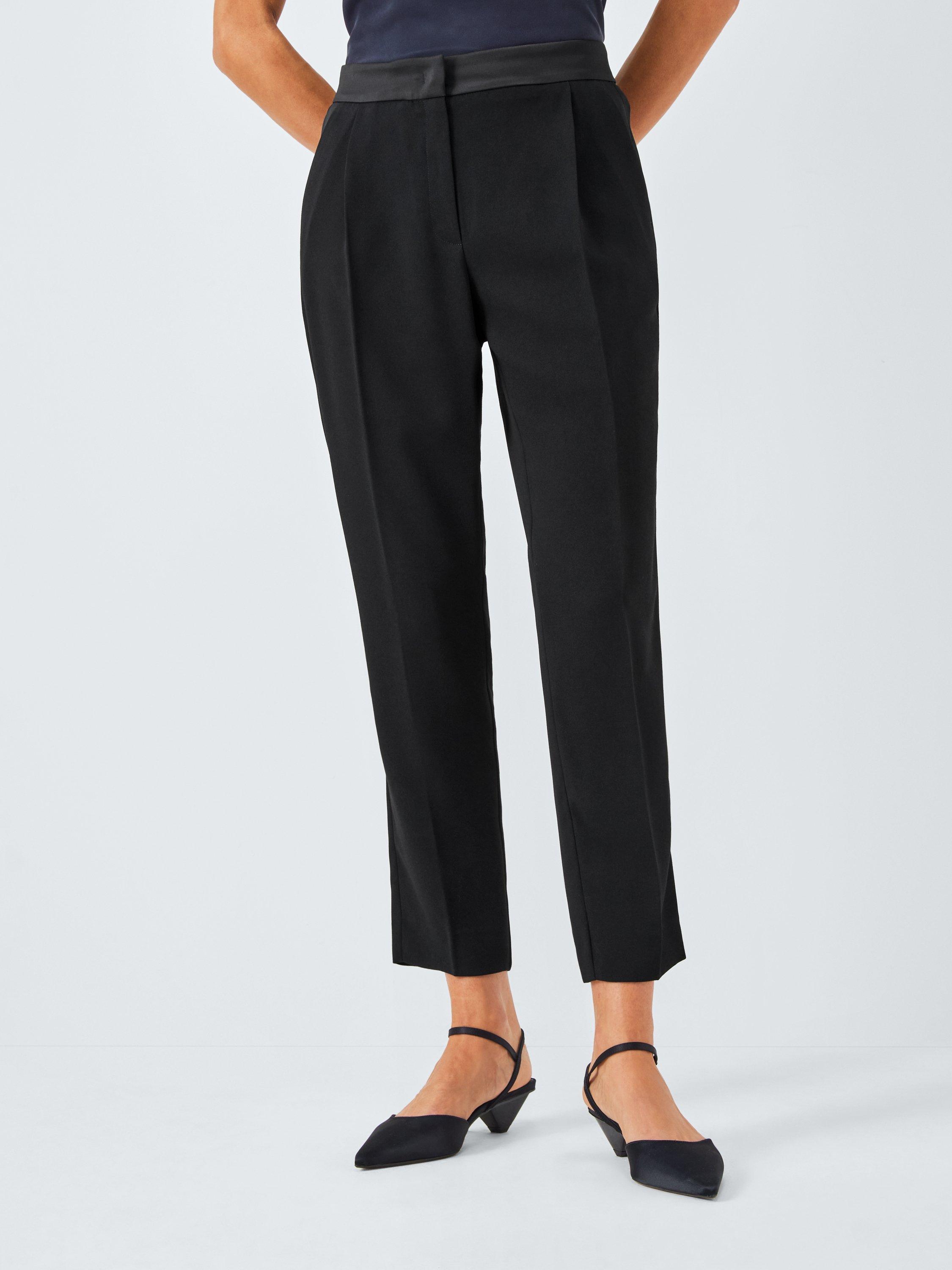 Product image 1 of 6, which shows Marella Izabel Tailored Trousers, Black, 6