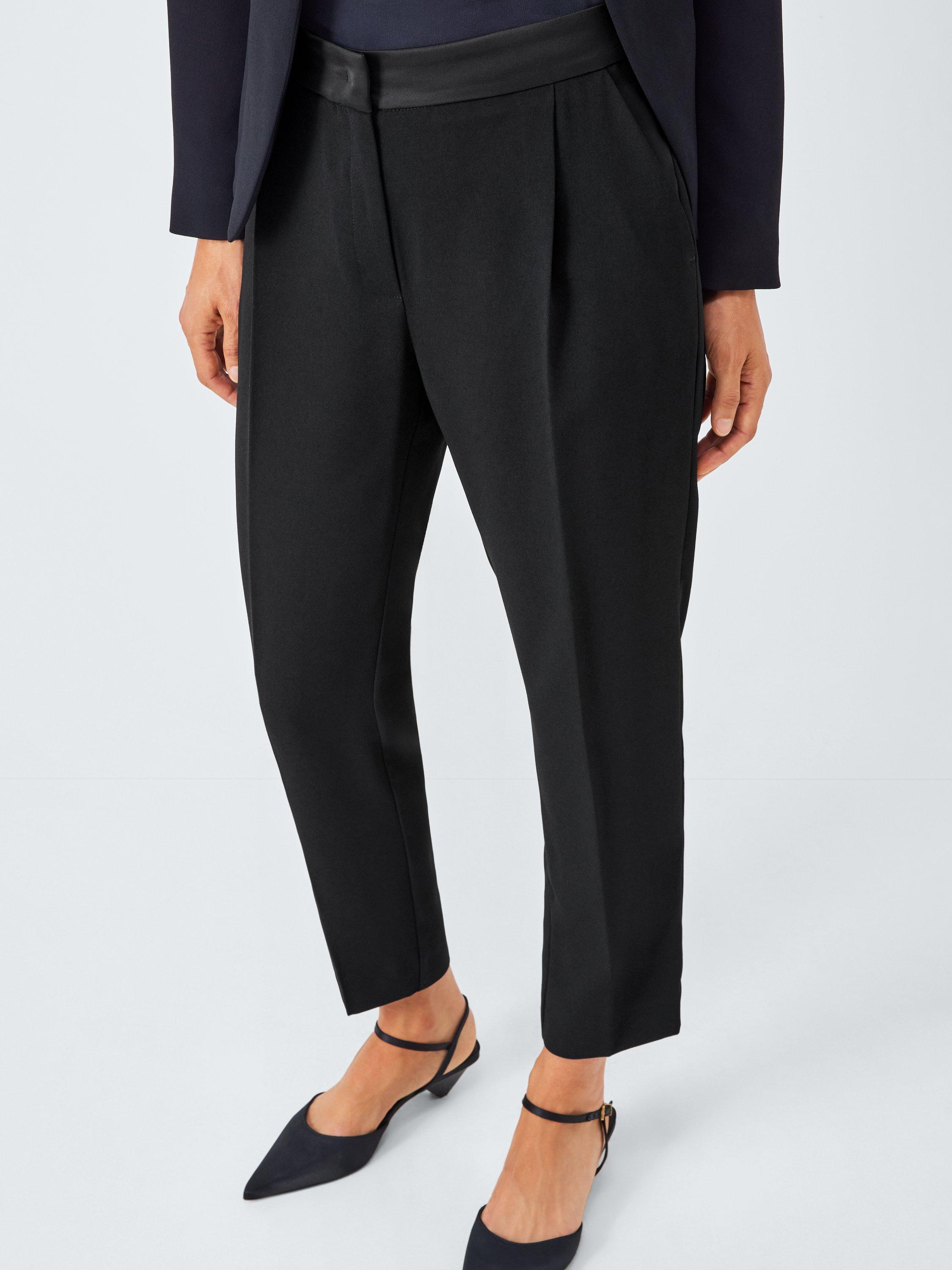Product image 6 of 6, which shows Marella Izabel Tailored Trousers, Black, 6