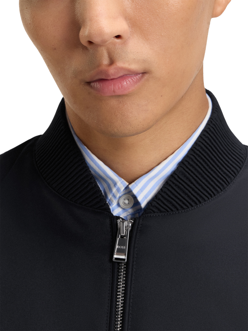 Product image 5 of 6, which shows BOSS Bomber Jacket, Dark Blue, 36R