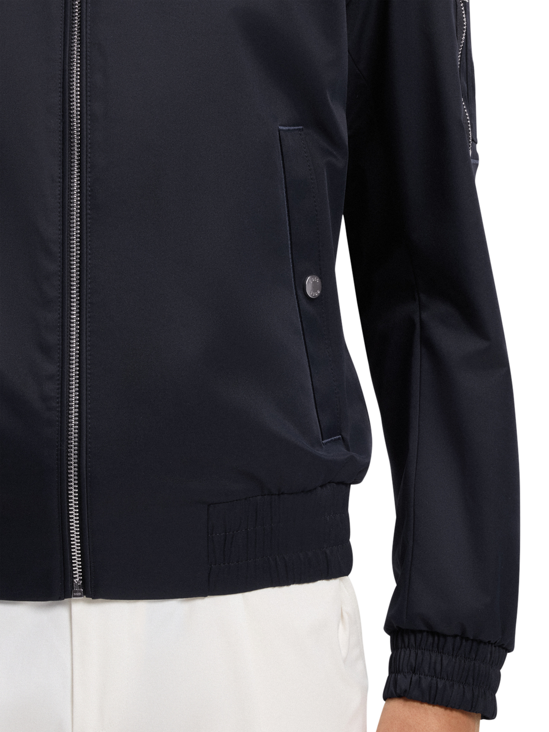 Product image 6 of 6, which shows BOSS Bomber Jacket, Dark Blue, 36R