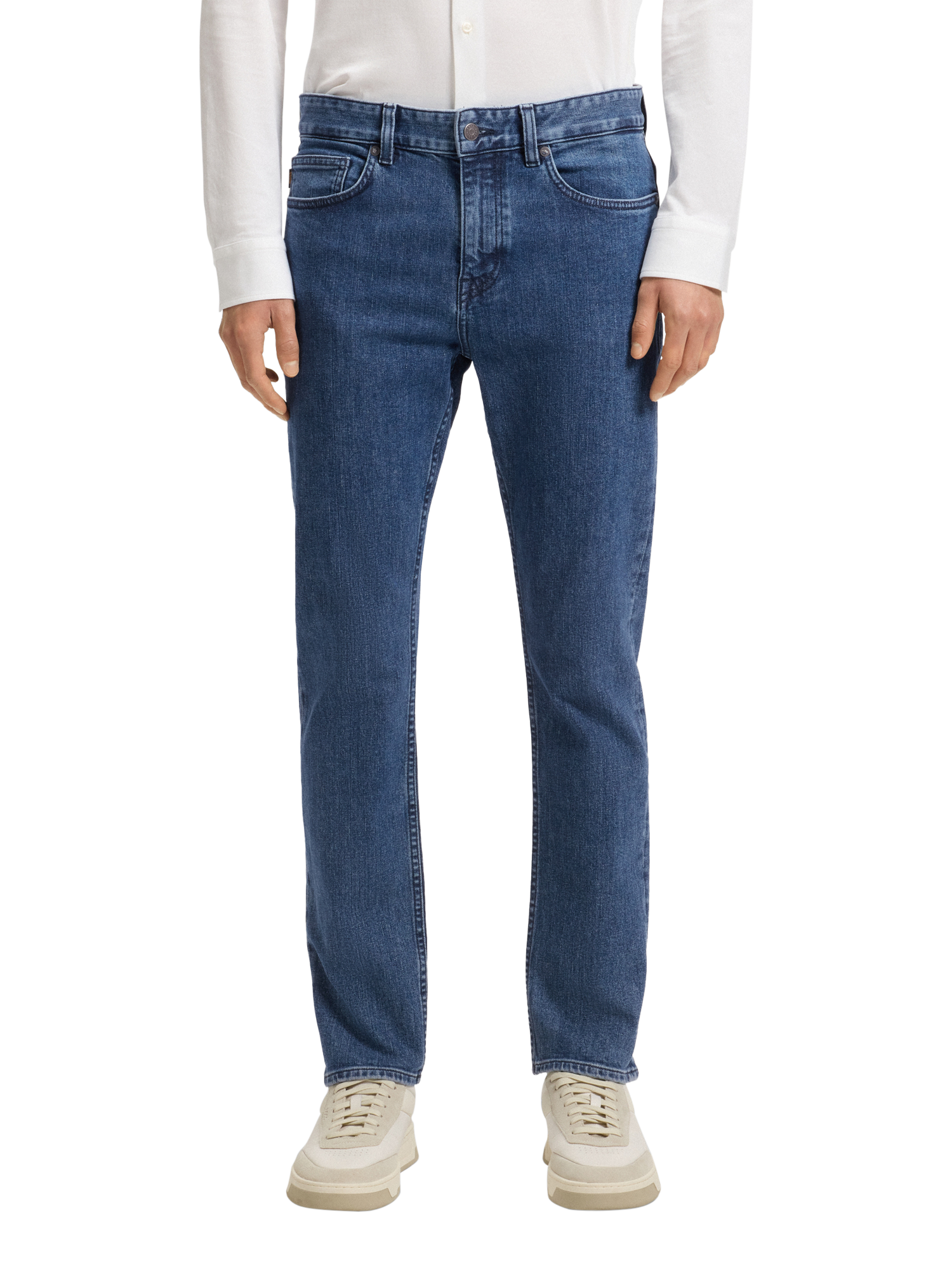Product image 1 of 6, which shows HUGO BOSS BOSS Slim Fit Jeans, Bright Blue, 32R