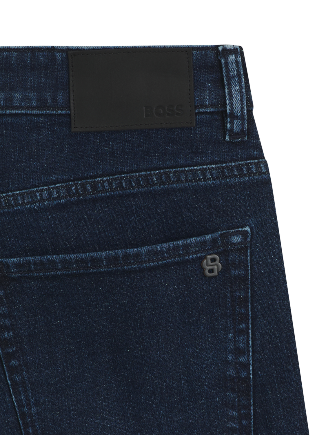 Product image 6 of 6, which shows HUGO BOSS BOSS Regular Fit Jeans, Navy, 33L