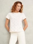 Hobbs Adaline Pure Cotton Print T-Shirt