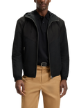 BOSS Zip Through Funnel Neck Jacket, Black