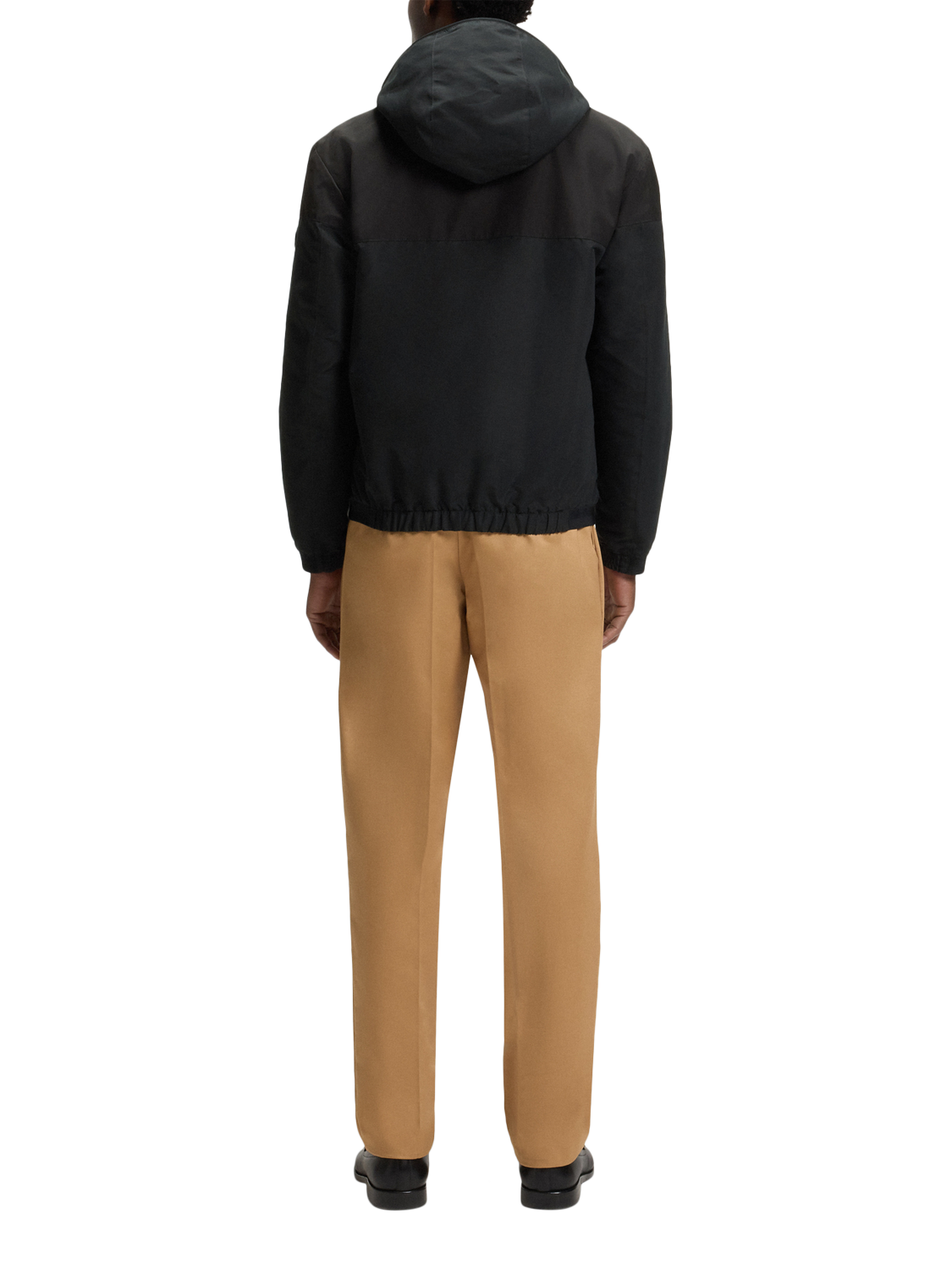 Product image 2 of 6, which shows BOSS Zip Through Funnel Neck Jacket, Black, 38R