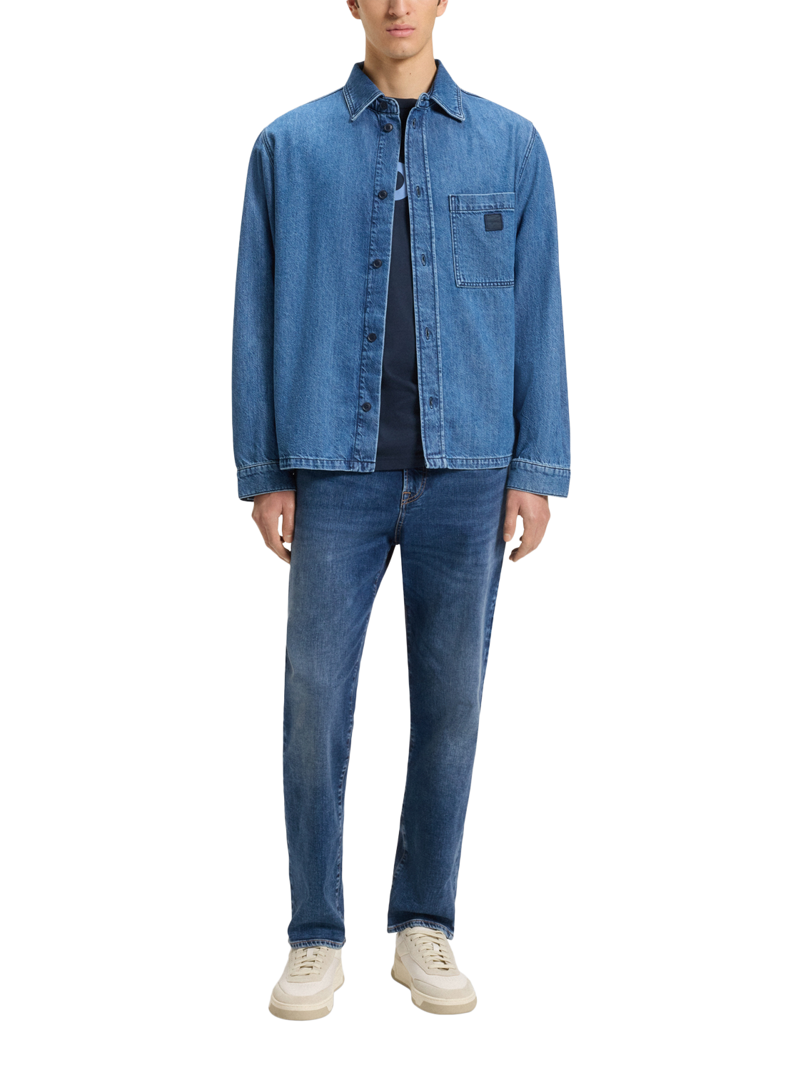 Product image 3 of 6, which shows HUGO BOSS BOSS Regular Fit Jeans, Bright Blue, 31R