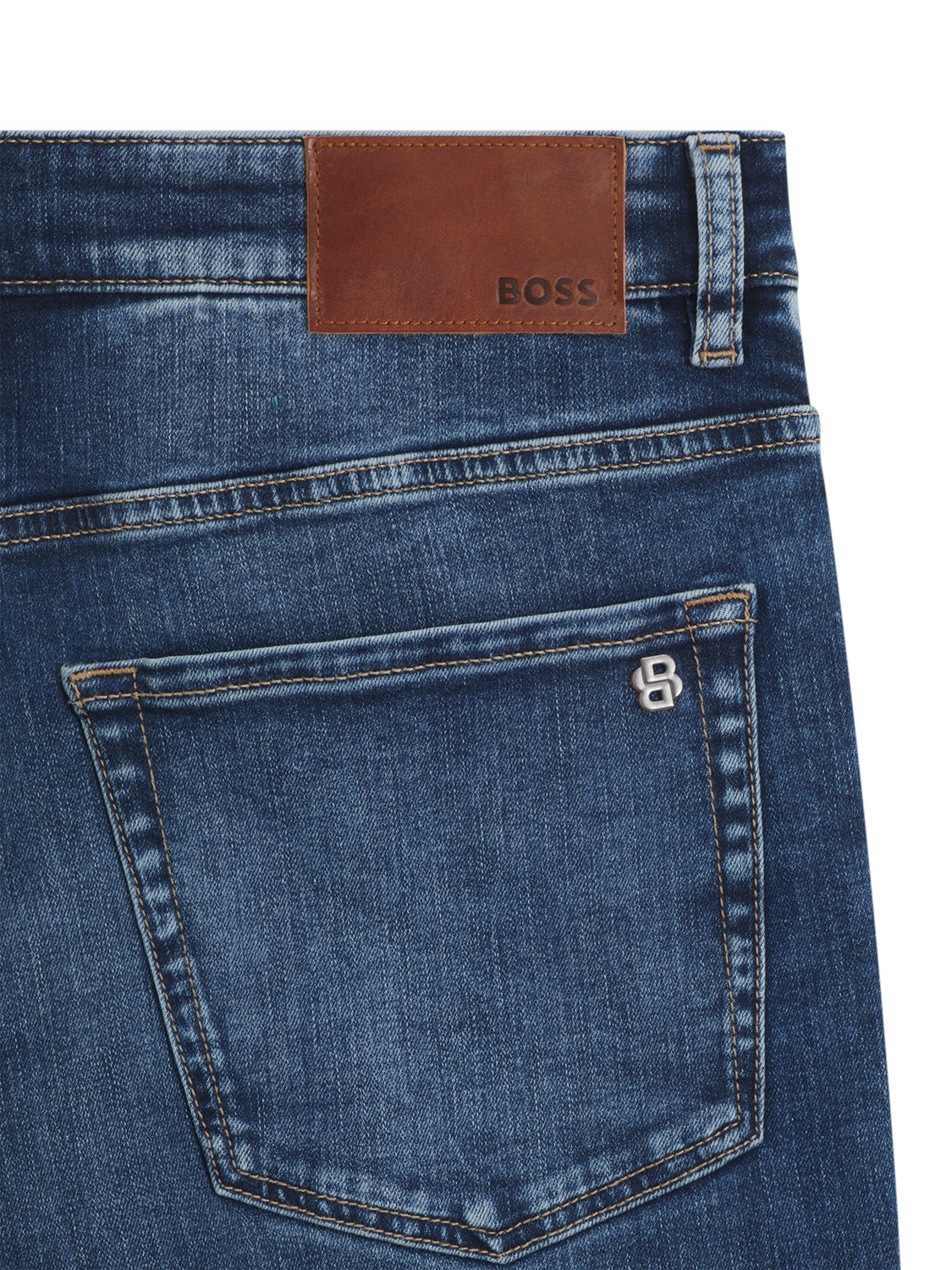 Product image 5 of 6, which shows HUGO BOSS BOSS Regular Fit Jeans, Bright Blue, 31R