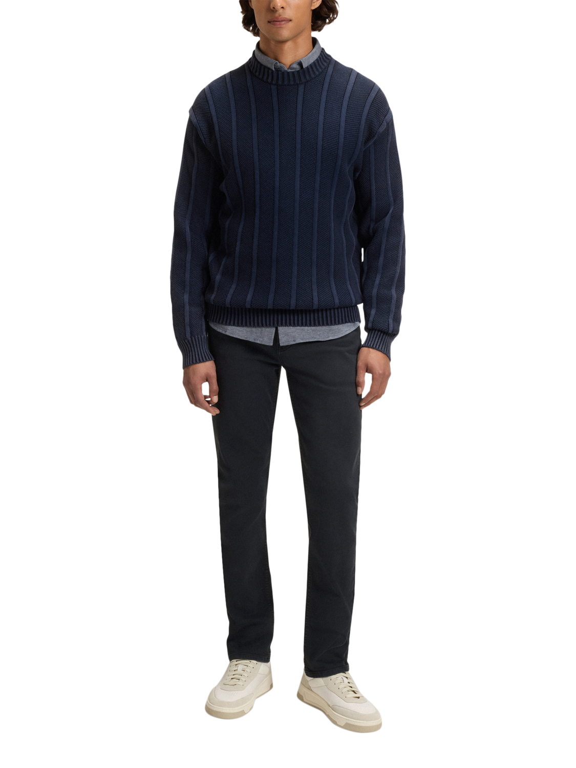 Product image 3 of 6, which shows BOSS Slim Fit Jeans, Dark Blue, 30R