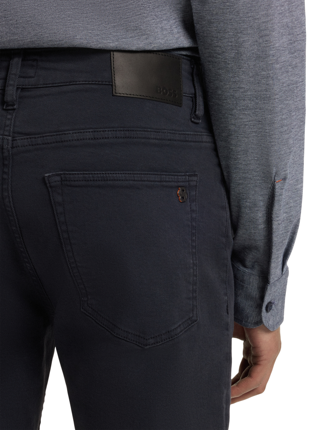 Product image 5 of 6, which shows BOSS Slim Fit Jeans, Dark Blue, 30R