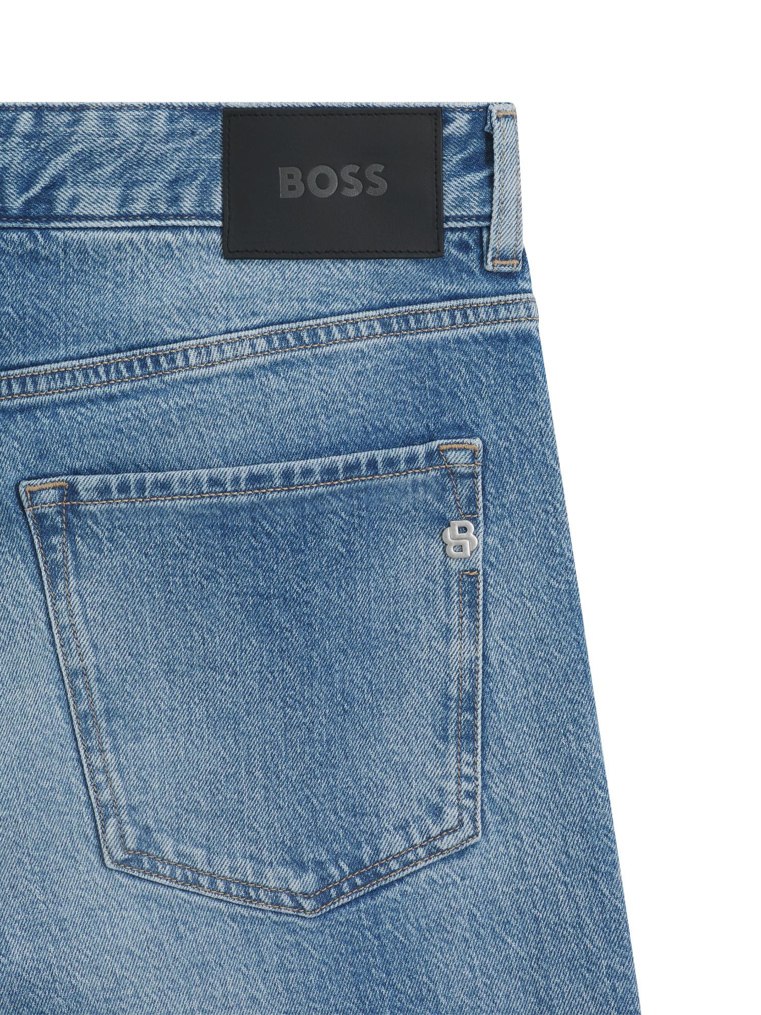 Product image 6 of 6, which shows BOSS Slim Fit Jeans, Bright Blue, 32R