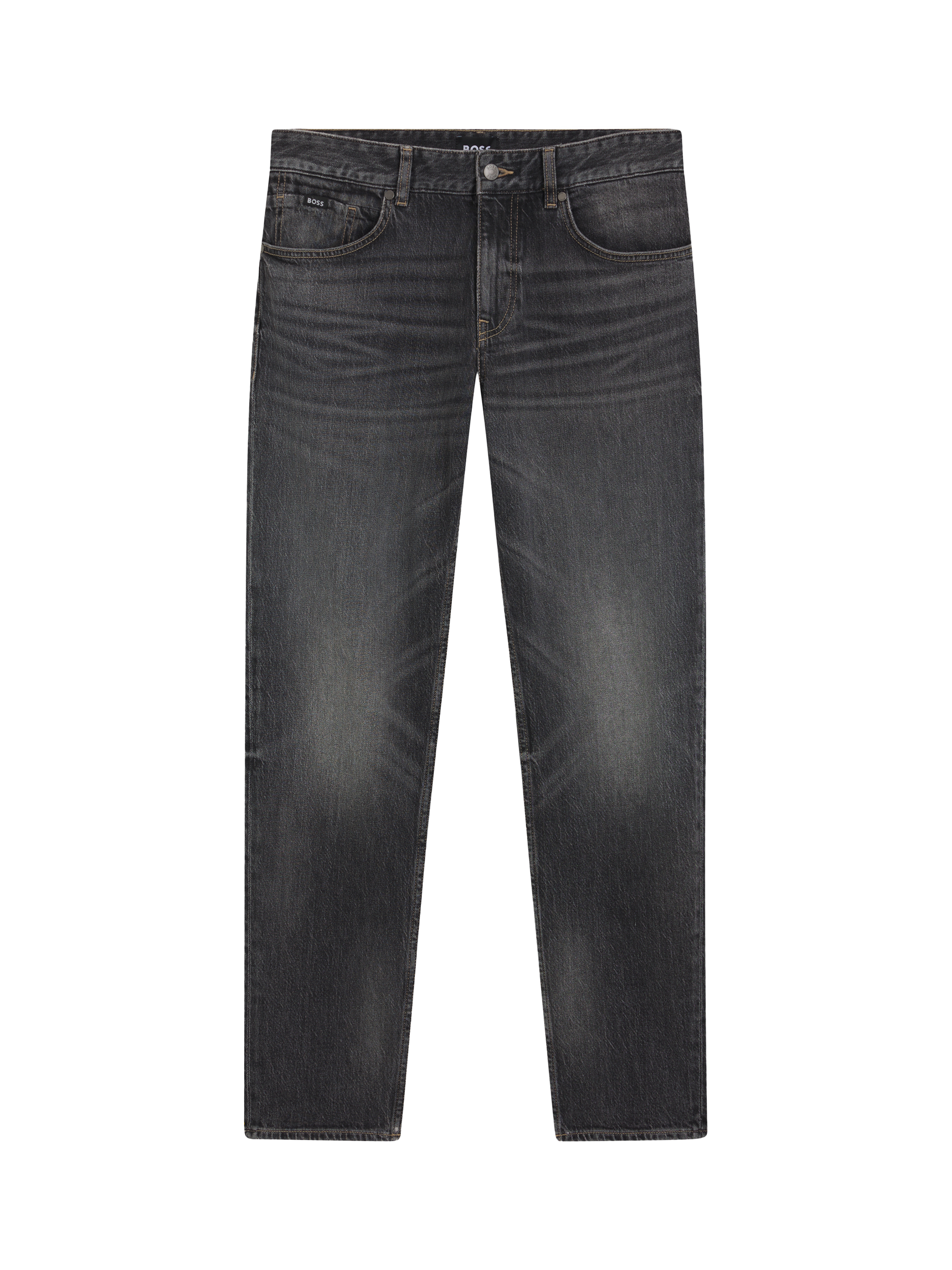 Product image 4 of 5, which shows BOSS Cotton Blend Denim Jeans, Charcoal, 36R