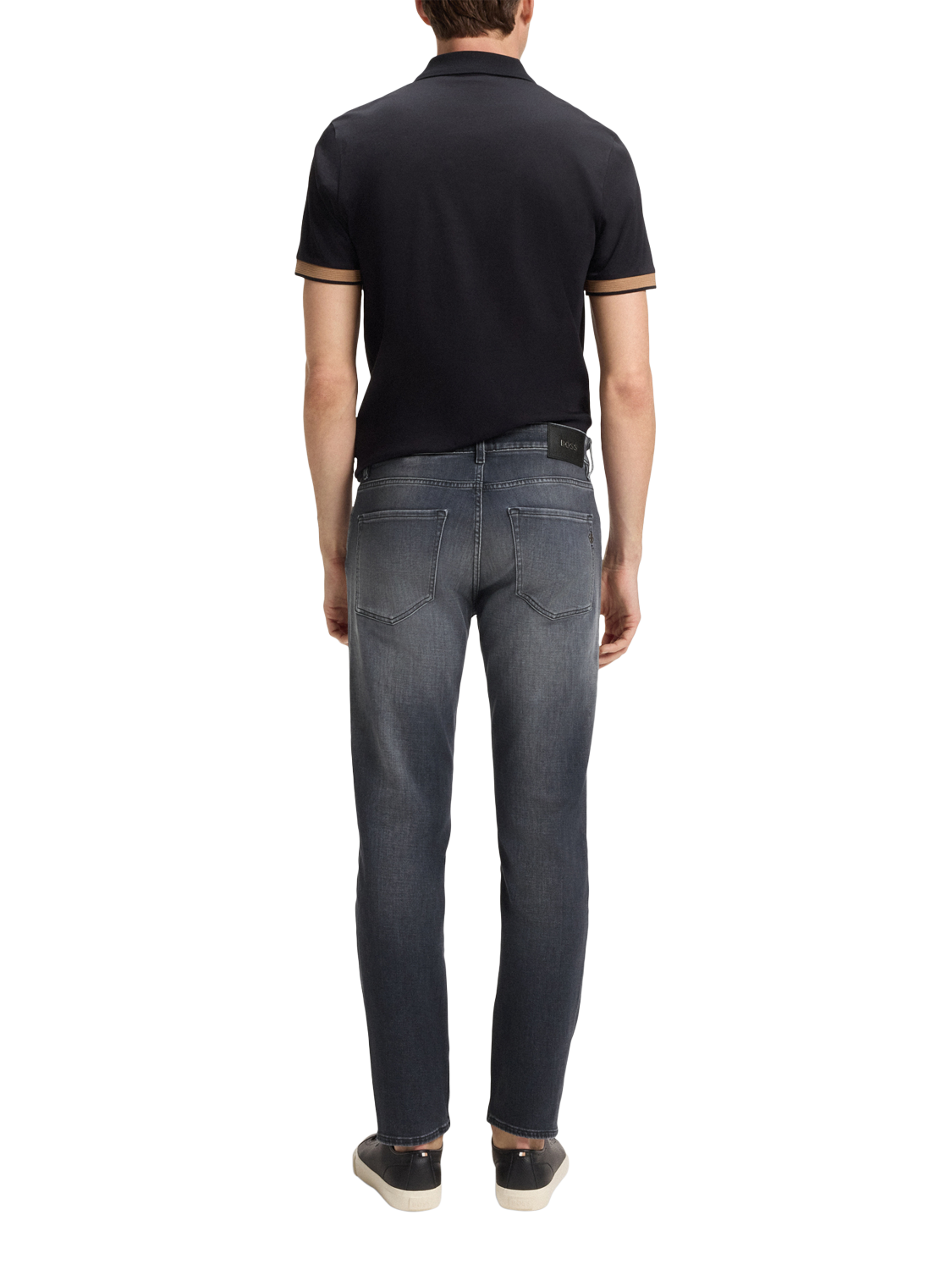 Product image 2 of 6, which shows HUGO BOSS BOSS Contemporary Regular Fit Jeans, Black, 32R