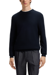 HUGO BOSS BOSS Textured Cotton Jumper