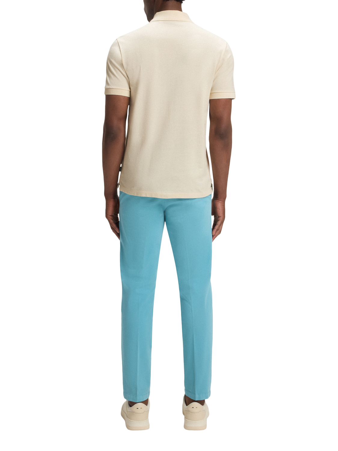 Product image 2 of 5, which shows BOSS Pallas Regular Fit Polo Shirt, Natural, S