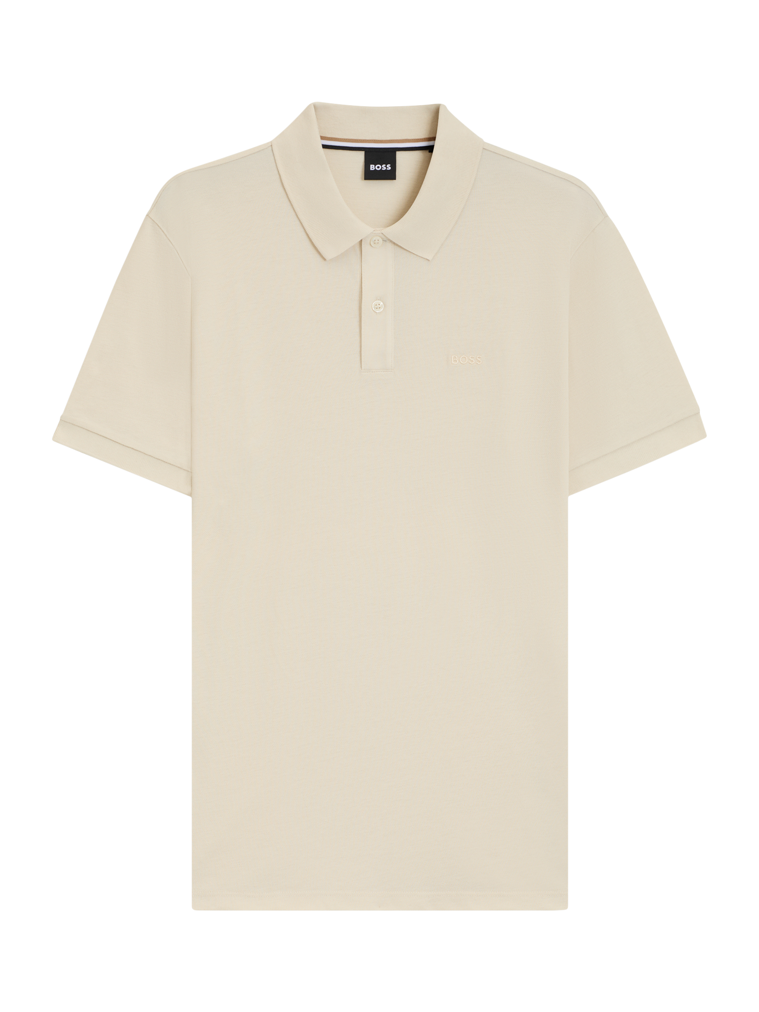 Product image 4 of 5, which shows BOSS Pallas Regular Fit Polo Shirt, Natural, S