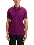 HUGO BOSS BOSS Essential Logo Short Sleeve Cotton Polo Shirt