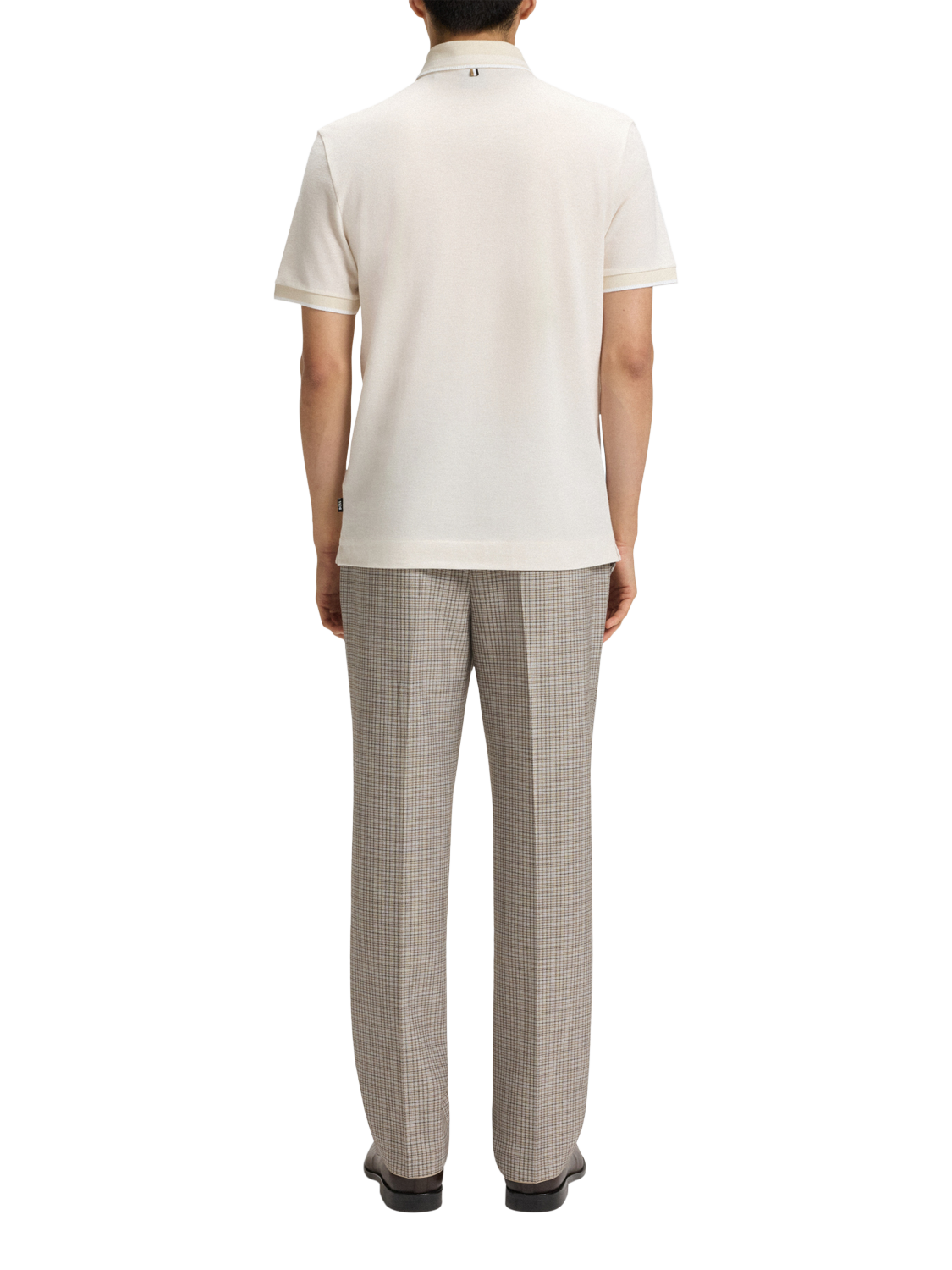 Product image 2 of 5, which shows HUGO BOSS BOSS Cotton Polo Shirt, White, L