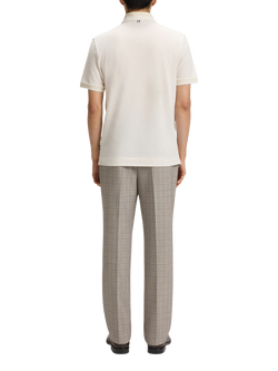 HUGO BOSS BOSS Cotton Polo Shirt, White - view 2, White