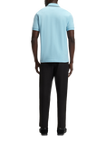 HUGO BOSS BOSS Half Zip Cotton Blend Polo Shirt