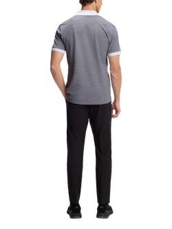 HUGO BOSS BOSS Logo Cotton Polo Shirt - view 2, White/Multi