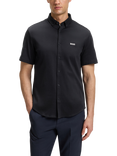 HUGO BOSS BOSS Logo Short Sleeve Cotton Shirt