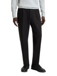 BOSS TechLite Recycled Technical 4-Way Stretch Suit Trousers, Black