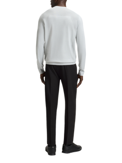 BOSS TechLite Recycled Technical 4-Way Stretch Suit Trousers, Black - view 2, Black