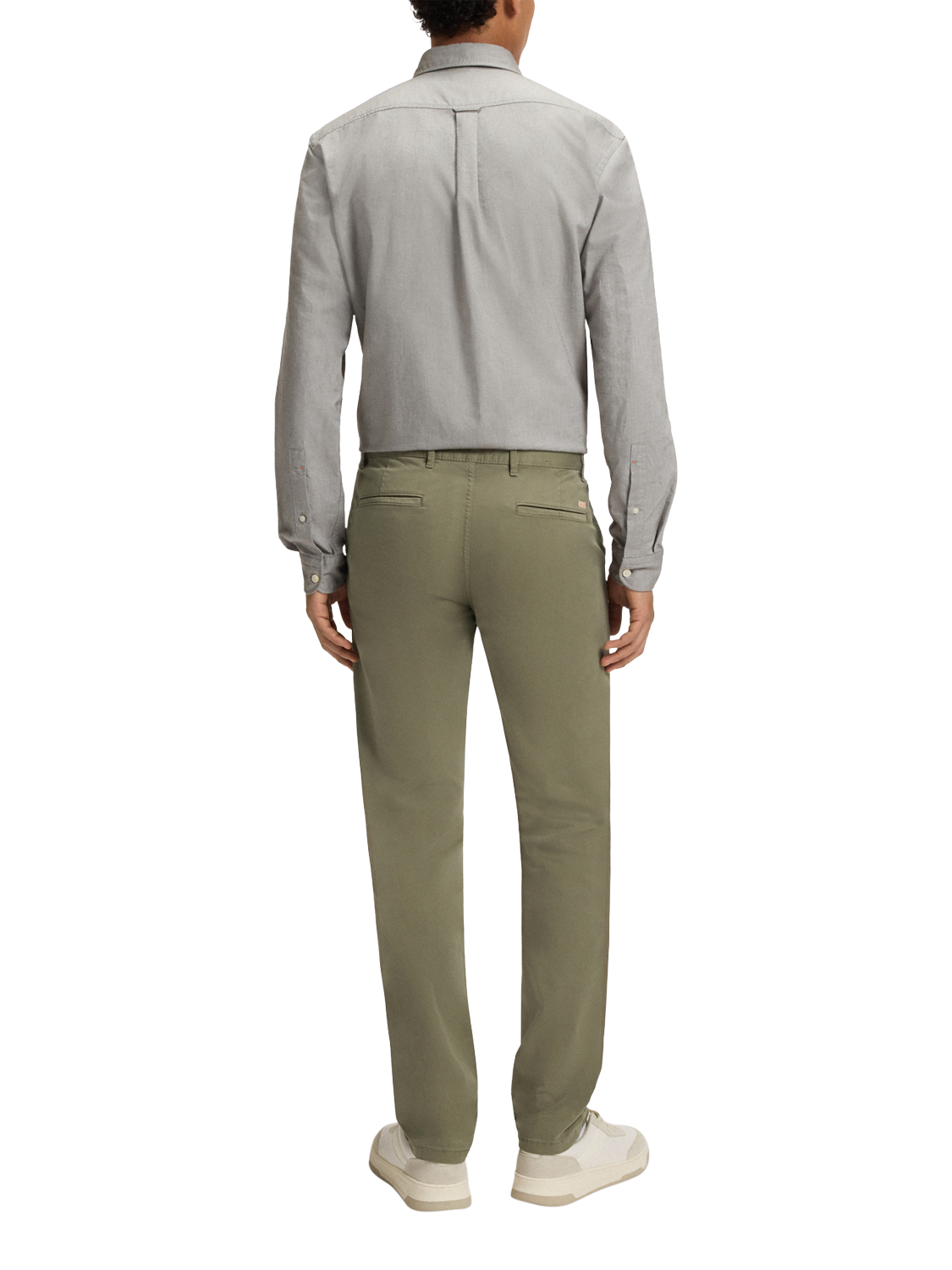 Product image 2 of 6, which shows HUGO BOSS BOSS Slim Fit Chinos, Open Green, 30R