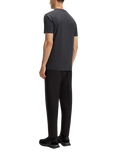 BOSS Cotton Blend Regular Fit Short Sleeve Logo T-Shirt, Dark Grey