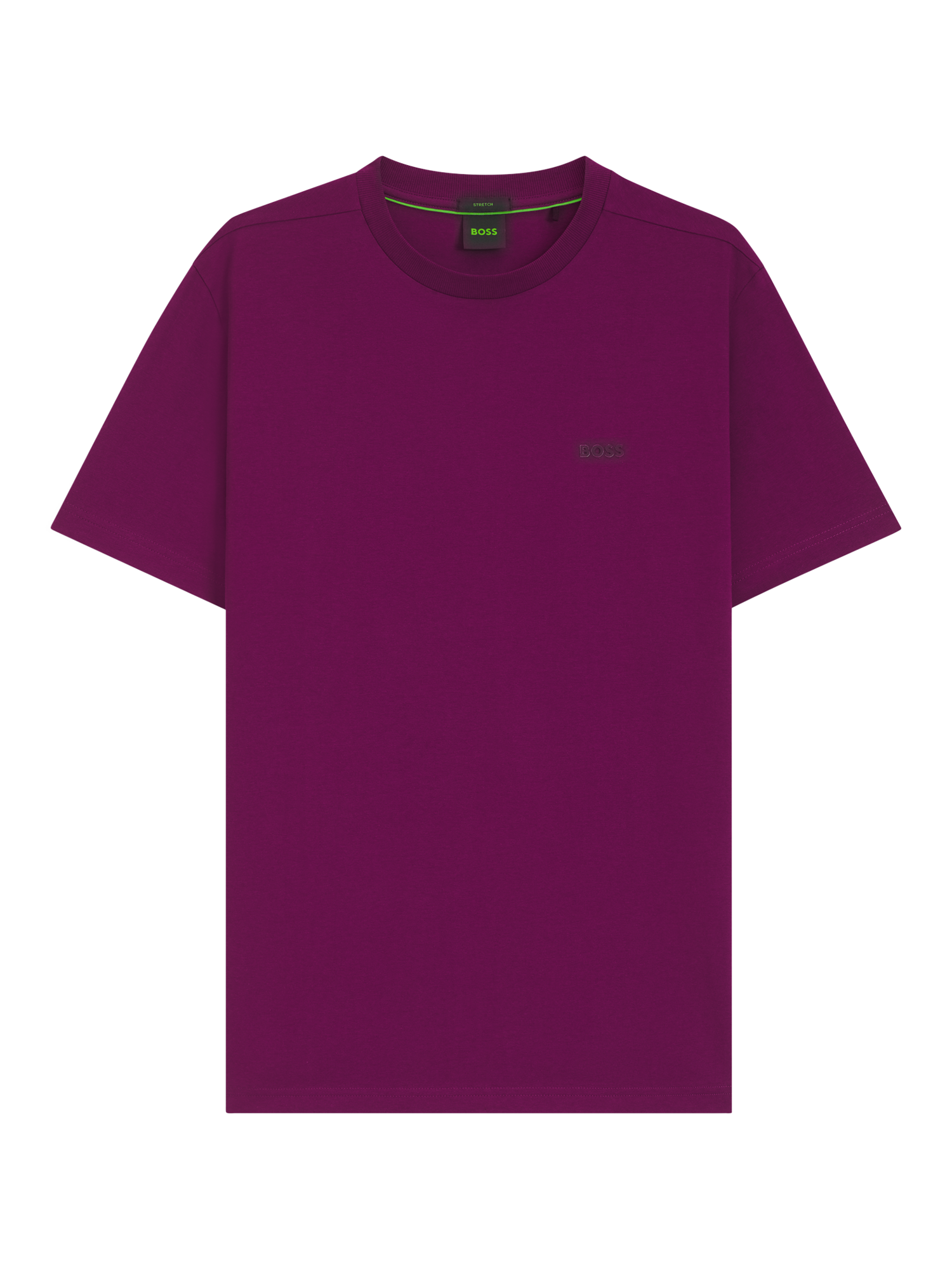 Product image 4 of 5, which shows HUGO BOSS BOSS Logo Cotton Blend T-Shirt, Bright Pink, L