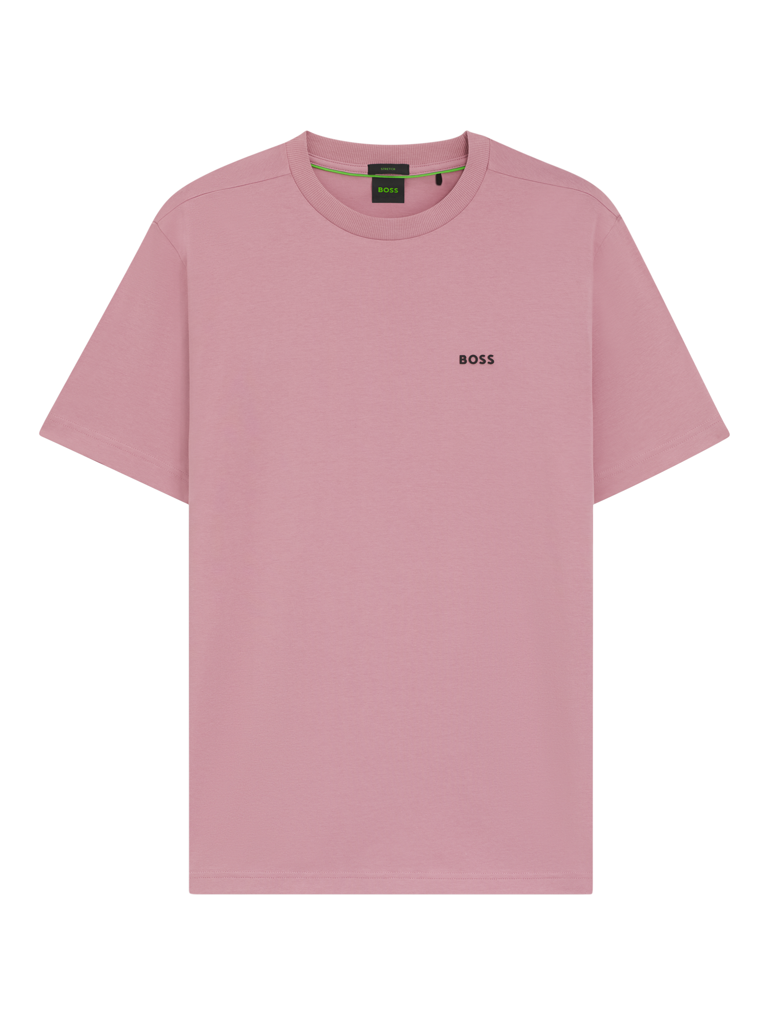 Product image 4 of 5, which shows HUGO BOSS BOSS Essentials Cotton Blend T-Shirt, Pink/Multi, L