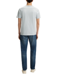 BOSS Cotton Regular Fit Logo Patch T-Shirt, Light/Pastel Grey