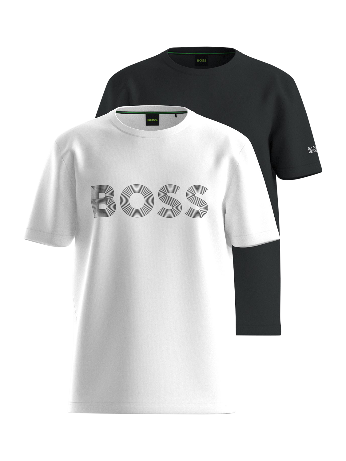 HUGO BOSS BOSS Cotton Blend T-Shirt, Pack of 2, Multi