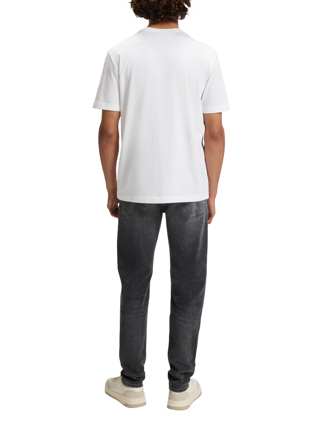 Product image 2 of 5, which shows BOSS Cotton Regular Fit Short Sleeve Panther Graphic T-Shirt, White/Multi, L