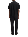 BOSS Cotton Regular Fit Short Sleeve T-Shirt, Black