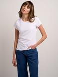Celtic & Co. Cotton Blend Round Neck T-Shirt, White