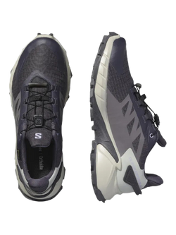 Salomon SUPERCROSS 4 GTX Women's Trail Running Shoes, Nine Iron/Lunar - view 2, Nine Iron/Lunar