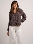 Celtic & Co. Long Sleeved Joni Blouse, Chocolate